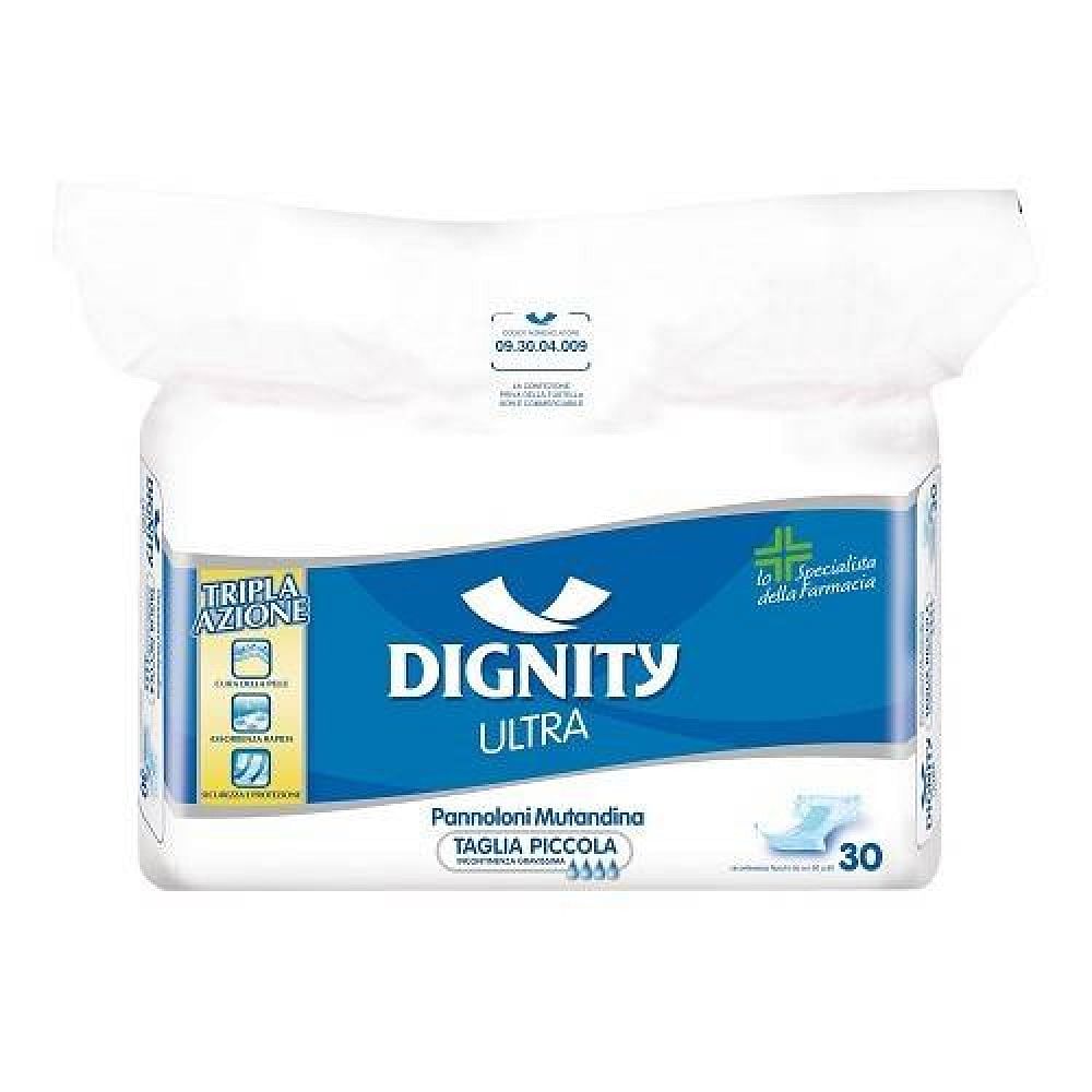 Pannolone per incontinenza dignity ultra con aloe piccolo 30 pezzi