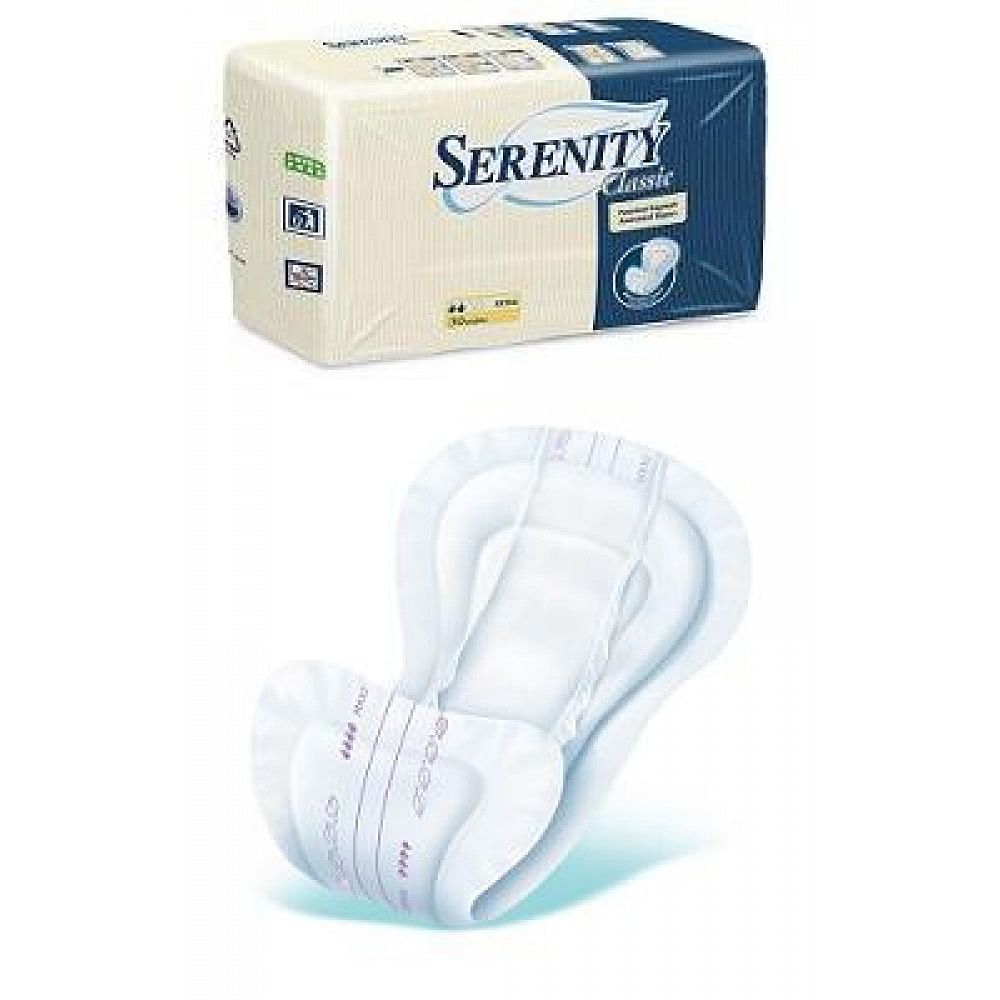 Pannolone per incontinenza serenity sagomato maxi in tessuto non