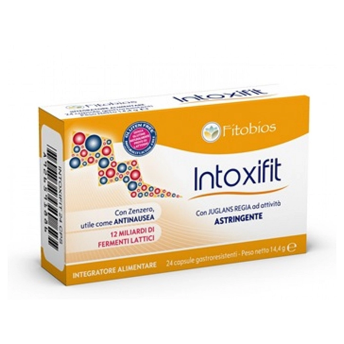 Intoxifit 24 Capsule Gastroresistenti 600 Mg