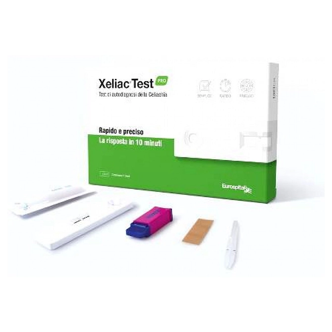 Xeliac Test Pro Determinazione Anticorpi Iga E Igg Associati Alla Malattia Celiaca 1 Pezzo