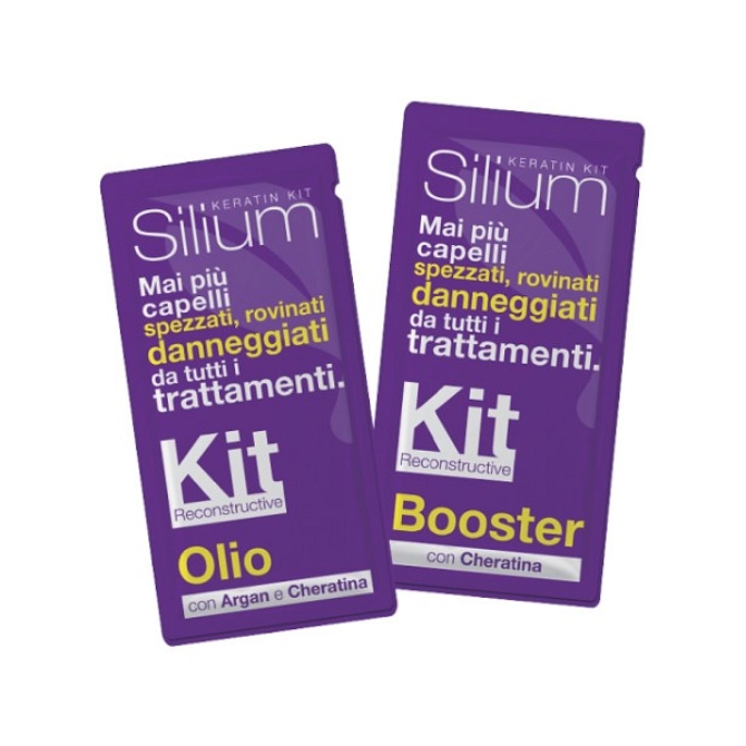 Silium Keratin Kit Reconstructive Con Olio Di Argan E Cheratina 12 Ml