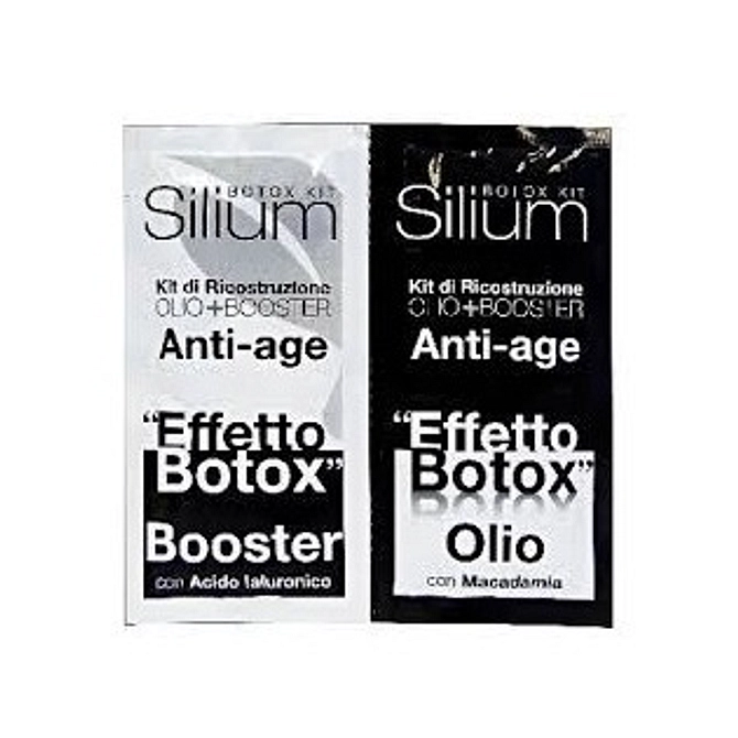 Silium Botox Kit Ricostruzione Capelli Anti Age Con Olio Di Macadamia 12 Ml