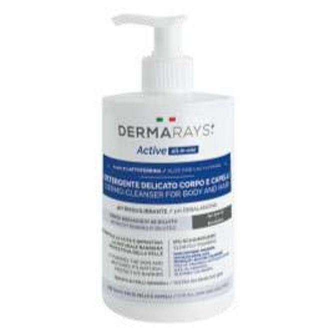 Dermarays Active All In One Detergente Delicato Corpo E Capelli 500 Ml