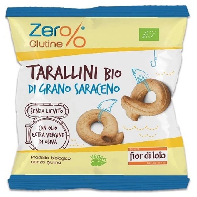 Zer% Glutine Tarallini Di Grano Saraceno 30 G