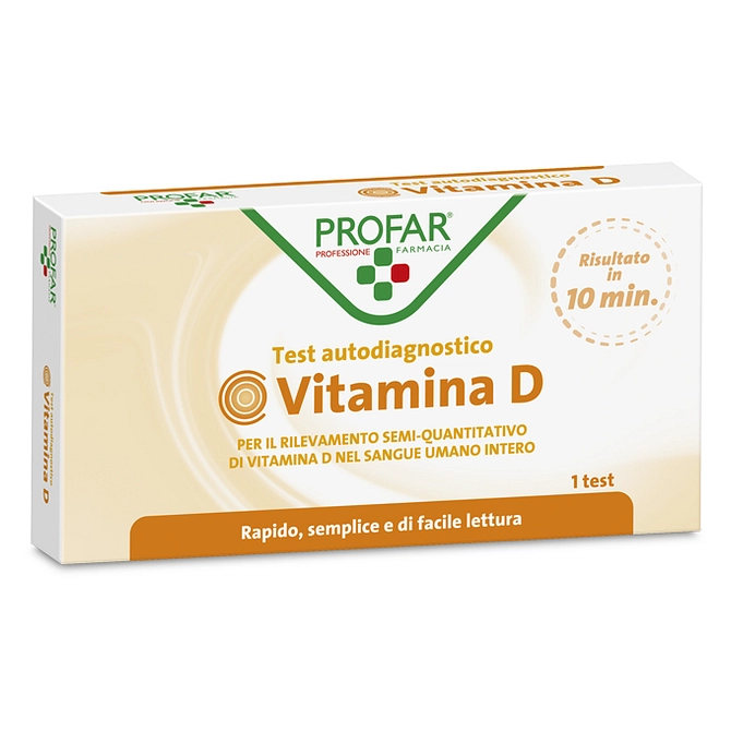 Profar Test Vitamina D Rilevazione Semi Quantitativa Vitamina D Nel Sangue Umano Intero 1 Pezzo