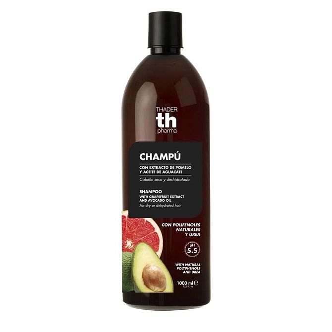 Th Polifenoli Urea Shampoo Pompelmo Avocado 1 Litro