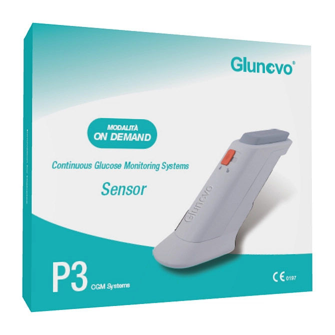 Sensori Per Sistema Di Monitoraggio Della Glicemia Glunovo P3 Sensori 2 Pezzi Modalita' On Demand