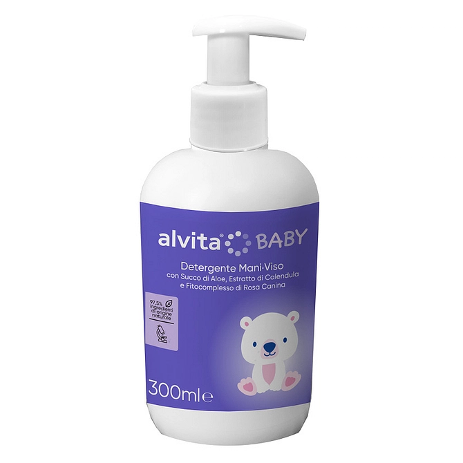 Alvita Baby Detergente Mani Viso 300 Ml