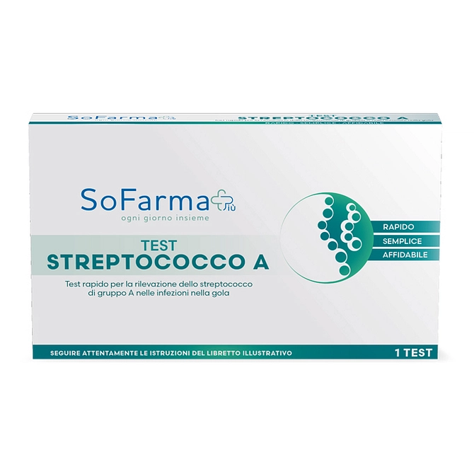 Test Rapido Autodiagnostico Streptococco A Sofarmapiu'