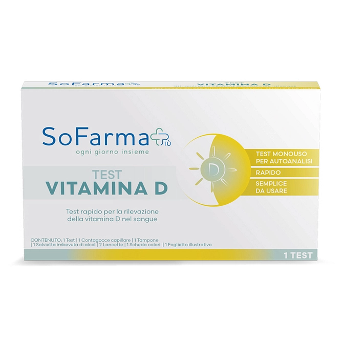 Test Autodiagnostico Vitamina D 1 Pezzo Sofarmapiu'