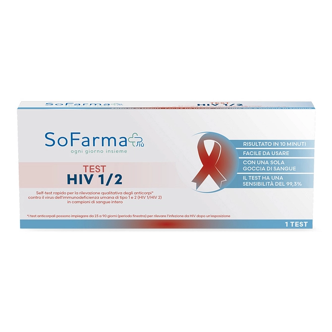 Test Autodiagnostico Hiv 1/2 Sofarmapiu'