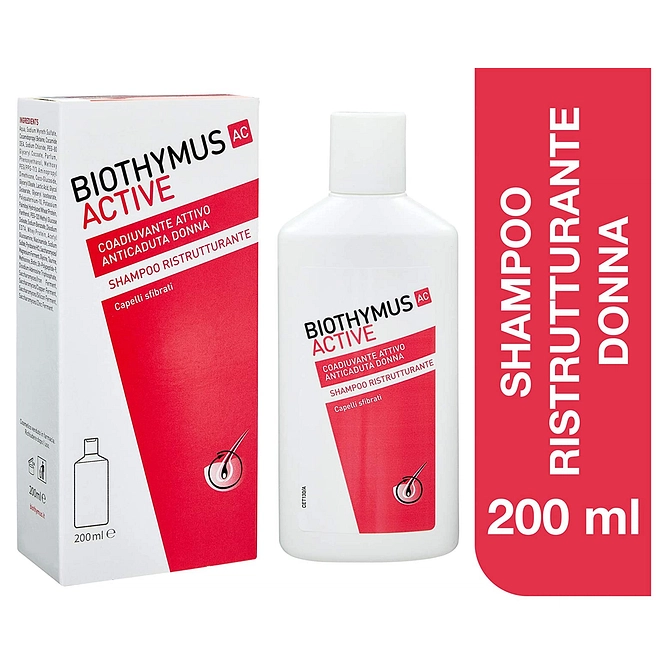 Biothymus Ac Active Shampoo Ristrutturante Donna 200 Ml