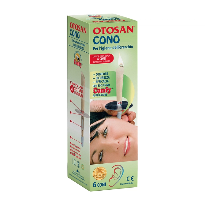 Otosan Cono Igiene Orecchio+Propoli 6 Pezzi