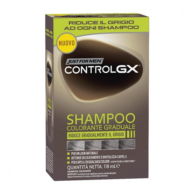 Just For Men Control Gx Shampoo Colorante Graduale 118 Ml