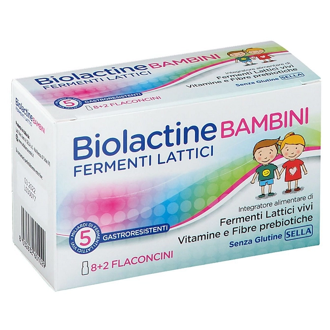 Biolactine Bambini 10 Flaconcini 8 Ml