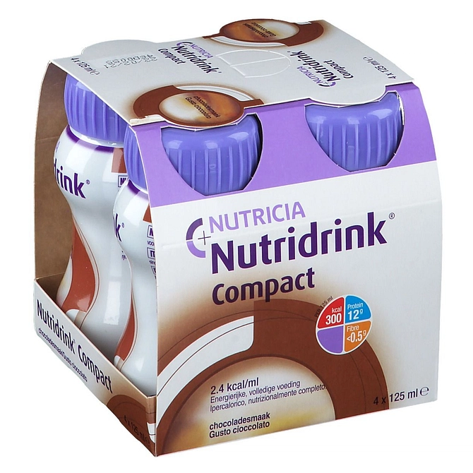 Nutridrink Compact Cioccolato 125 Ml 4 Pezzi