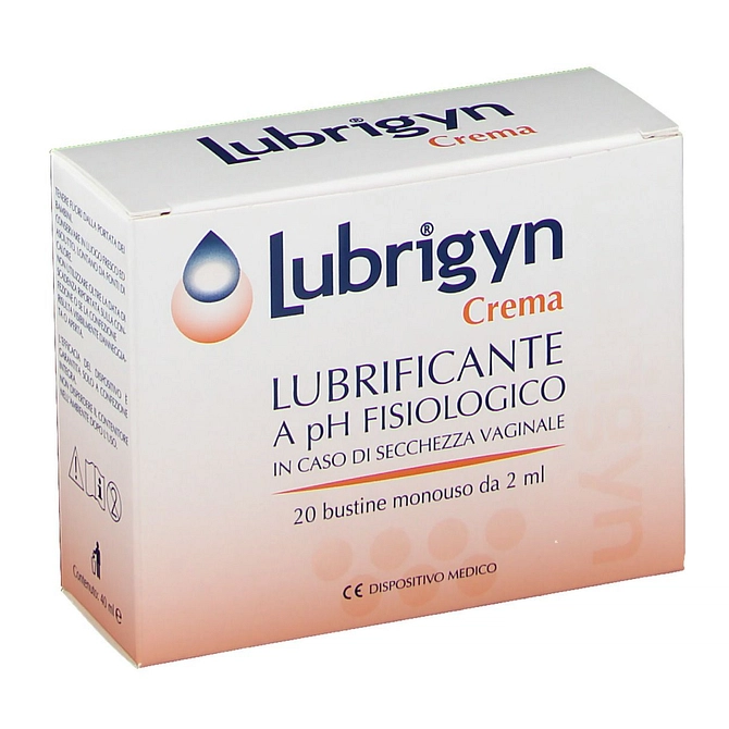 Lubrigyn Crema Vaginale 20 Bustine 2 Ml