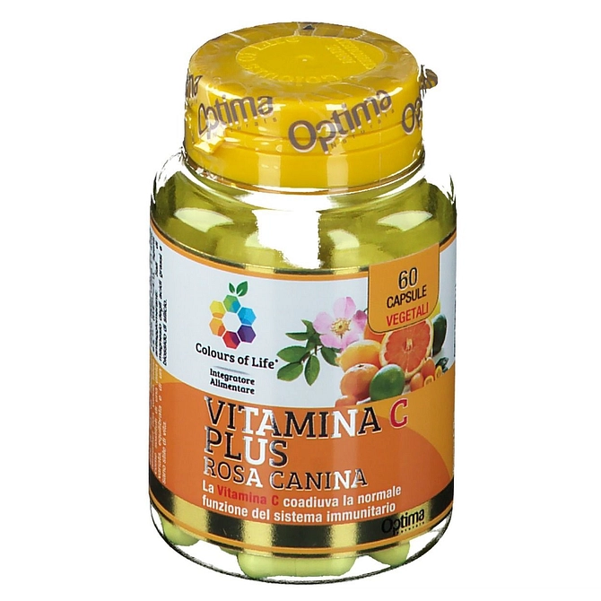Colours Of Life Vitamina C Plus Rosa Canina 60 Capsule Vegetali 724 Mg