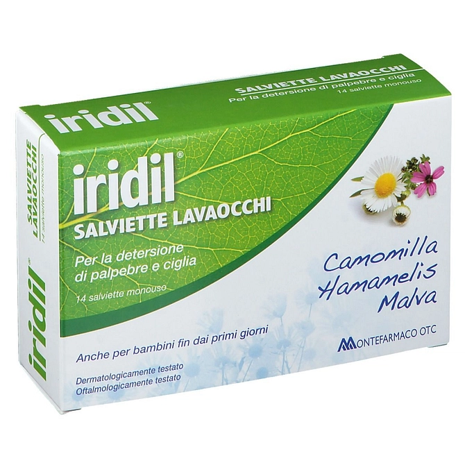 Iridil Lavaocchi 14 Salviette Monouso