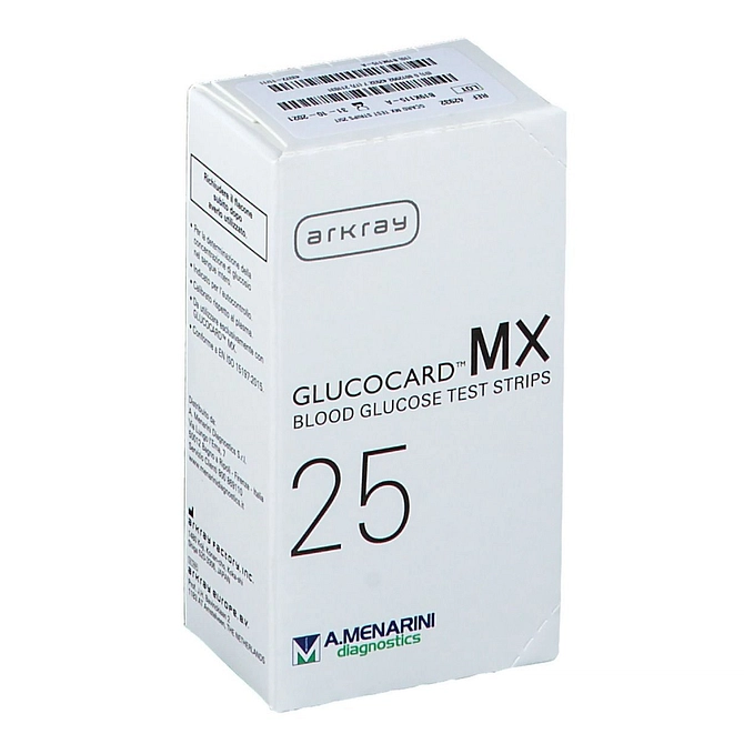Strisce Misurazione Glicemia Glucocard Mx 25 Pezzi