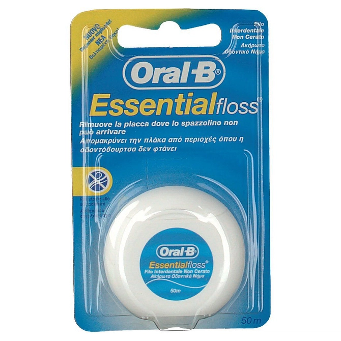 Oralb Essentialfloss Filo Interdentale Non Cerato 50 Metri