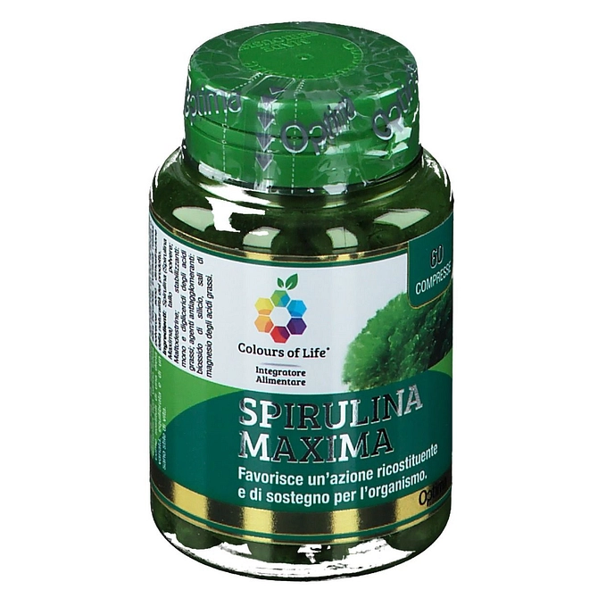 Colours Of Life Spirulina Maxima 60 Compresse 1000 Mg