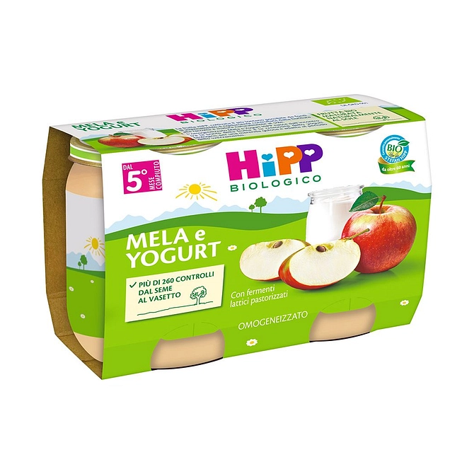 Hipp Bio Hipp Bio Omogeneizzato Mela Yogurt 2 X125 G