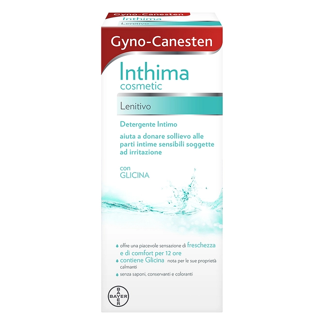 Gyno Canesten Inthima Cosmetic Lenitivo   Detergente Intimo Con Glicina