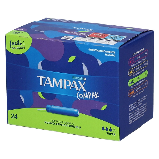 Tampax Compak Super 24 Pezzi