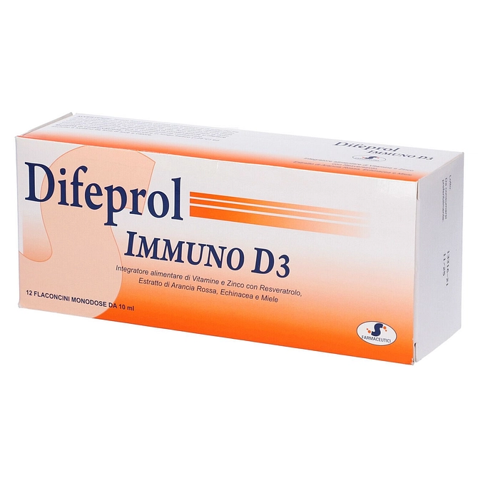 Difeprol Immuno D3 12 Flaconcini Da 10 Ml