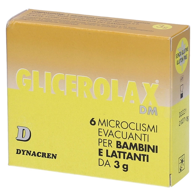Glicerolax Bambini E Lattanti Microclismi Evacuanti 6 Pezzi X 3 G Contiene Amido Di Riso