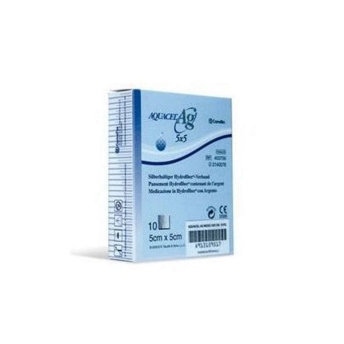 Medicazione Speciale Attiva Aquacel Ag Medic Assorbente 10 X10 Cm 10 Pezzi