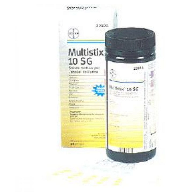 Striscia Reattiva Multitest Multistix 10 Sg 100 Strisce Codice Articolo 2300 C