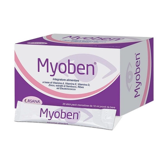 Myoben 20 Stick Pack Monodose Da 10 Ml