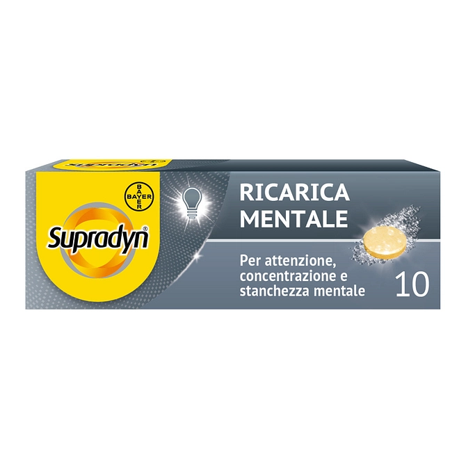 Supradyn Ricarica Mentale   Integratore Alimentare Multivitaminico Con Vitamine, Minerali, Caffeina E Guaranà