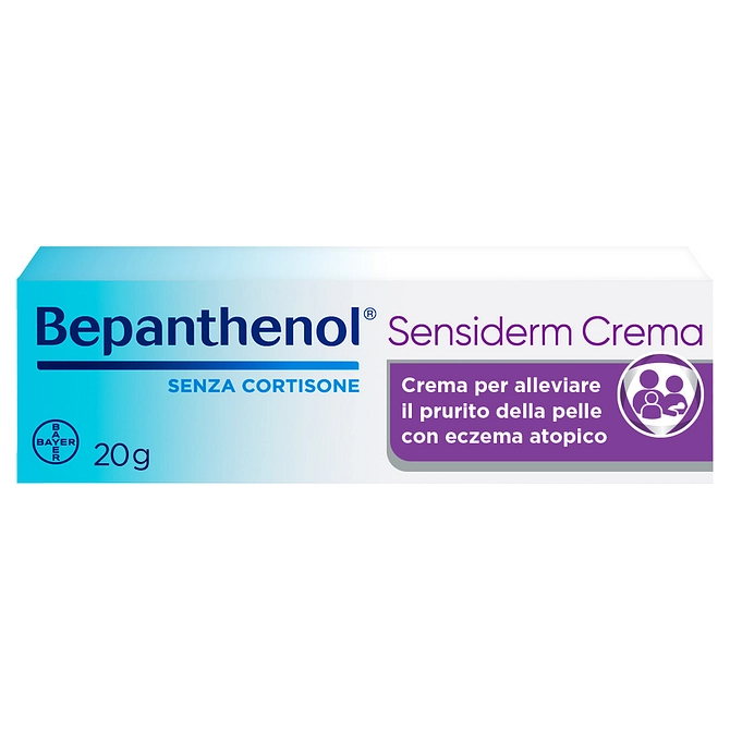 Bepanthenol Sensiderm Crema Lenitiva Per Dermatite E Prurito 20g