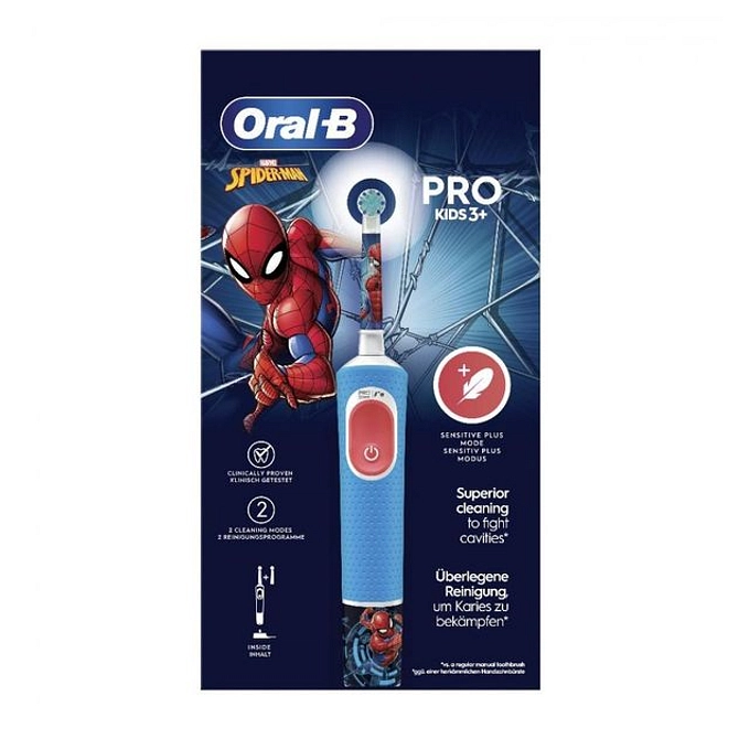 Oralb Spiderman Spazzolino Elettrico+1 Referenza