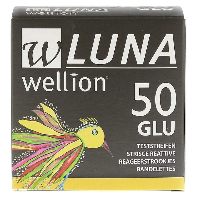 Wellion Luna 50 Strips Strisce Per Misurazione Glicemia