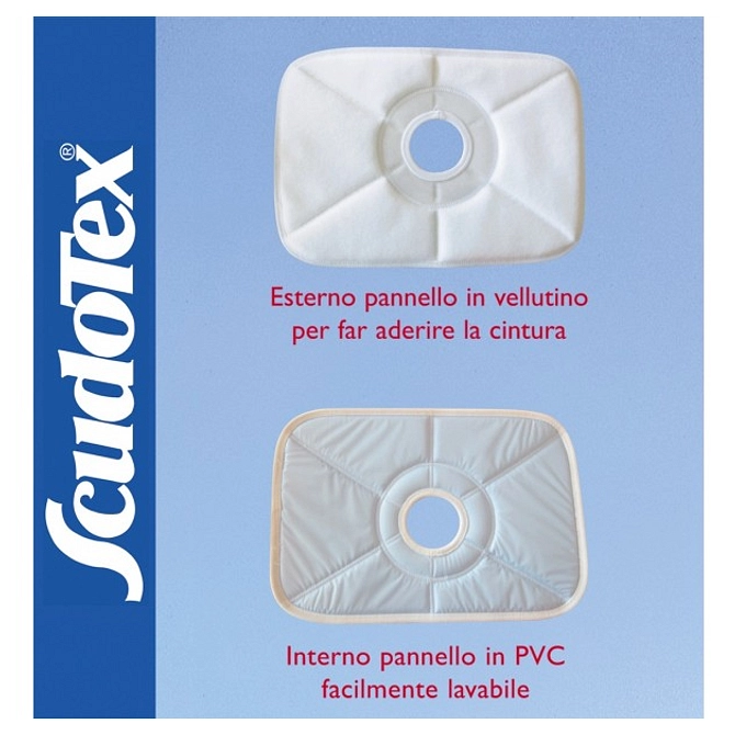 Scudotex Pannello Per Cintura Colostomia 24 Cm Foro 10 Cm