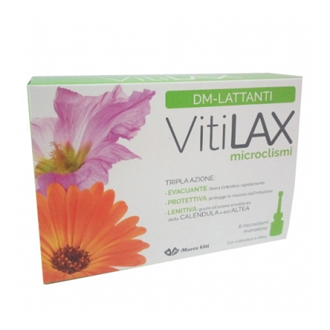 Vitilax Microclismi Lattanti 6 X 3 G