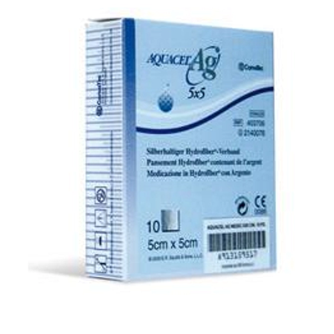 Medicazione Speciale Attiva Aquacel Ag Medic 5 X5 Cm 10 Pezzi