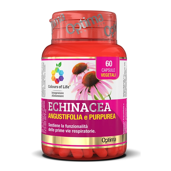 Colours Of Life Echinacea 60 Capsule Vegetali 500 Mg