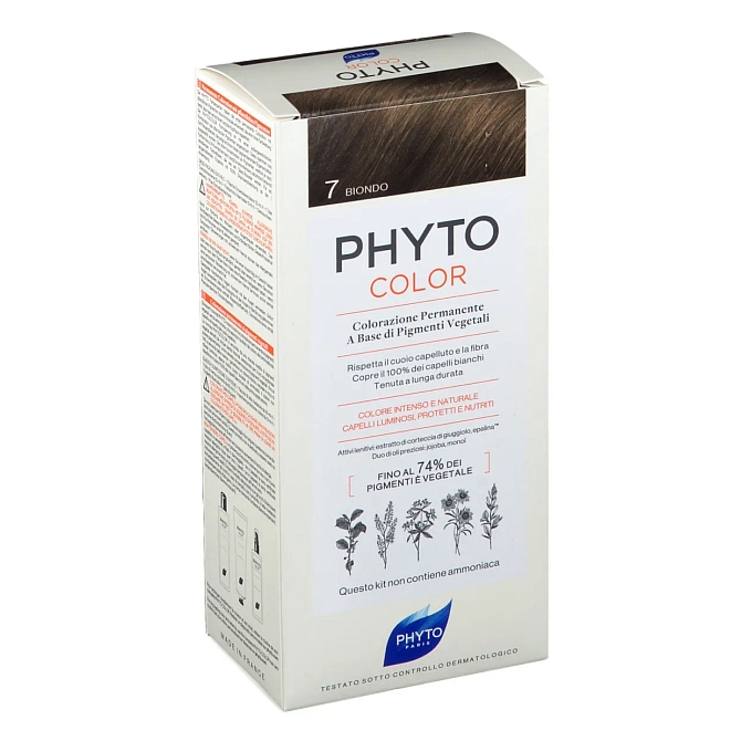 Phytocolor 7 Biondo 1 Latte + 1 Crema + 1 Maschera + 1 Paio Di Guanti