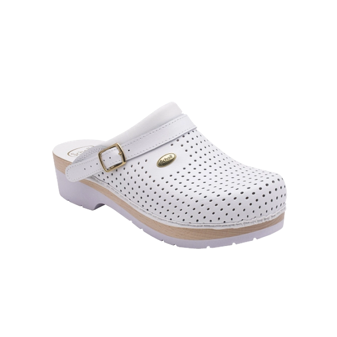 Clog S/Comf.B/S Ce Bycast Bis Unisex White Woods Bianco 41