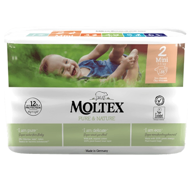 Pannolini Moltex Pure & Nature Mini 3 6 Kg Taglia 2 38 Pezzi
