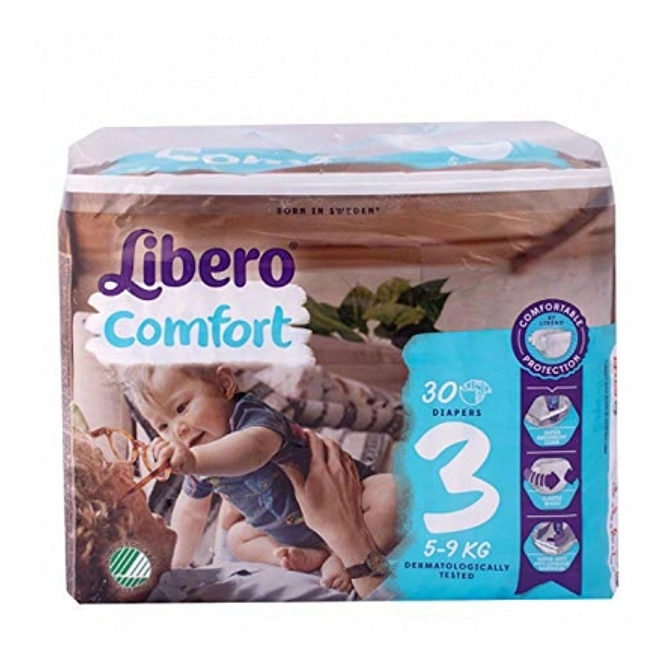 Libero Comfort 3 Pannolino Per Bambino 5 9 Kg 30 Pezzi
