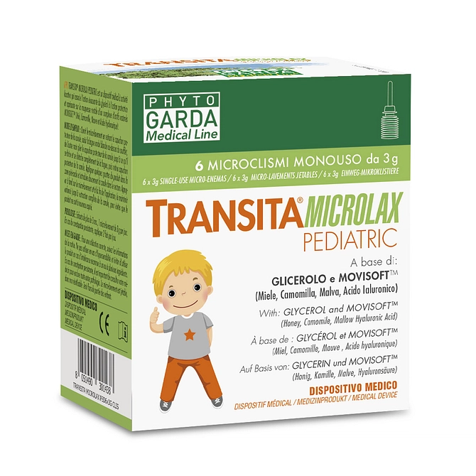Transita Microlax Pediatric 6 Microclismi Da 3 G