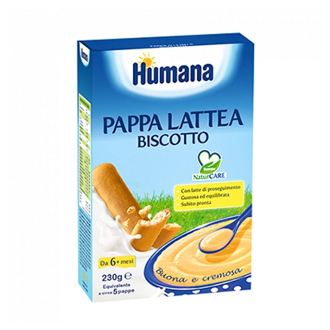Humana Pappa Lattea Biscotto 230 G