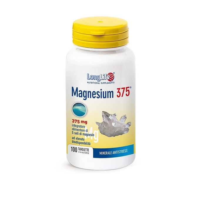 Longlife Magnesium 375 Mg 100 Tavolette